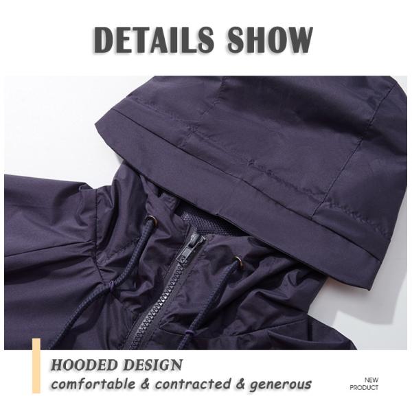 Autumn and winter new sports windbreaker casual jacket hooded football training jacket team customized logo for men and women