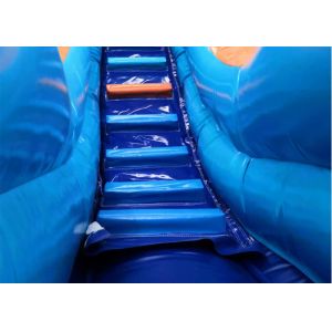 0.55mm PVC Inflatable Backyard Water Slide Neat Stitching Thread