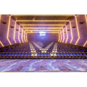 Buy cheap OEM ODM Theater Seating Couch , Movie Room Chairs Compound Vestee Surface from wholesalers