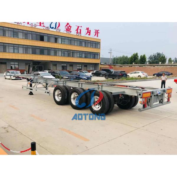 Buy cheap 40-80 Tons Skeletal Semi Trailer 1x40ft 2x20ft from wholesalers