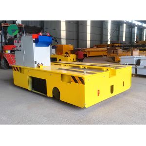 Buy cheap 10 Ton copper bar handling electric steerable trackless transfer cart from wholesalers