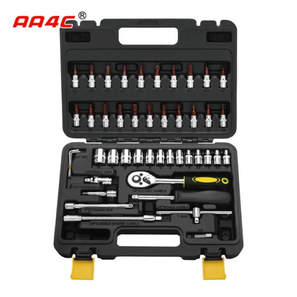 Quality AA4C 53pcs auto repair tool kit shelf hardware hand tools workbench tools A1-X05302 for sale