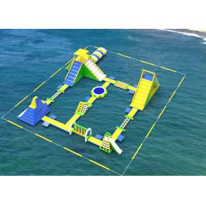 Buy cheap Amusement Games Giant Inflatable Water Park 0.9mm Plato PVC Tarpaulins Customized from wholesalers