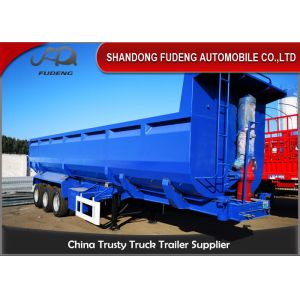 Buy cheap Stone Transport 6mm Side Wall 3 Axle Q345B Tipping Trailer from wholesalers