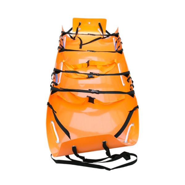 Quality Portable Plastic Fire Rescue Emergency Folding Stretcher for sale