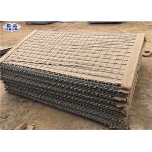 Buy cheap Geotextile Lined HDP Galvanized earth - filled HESCO Barrier for Military Preotection from wholesalers