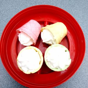 Mini Cake In Jar Nice Taste Marshmallow Sweets , Soft candy marshmallow