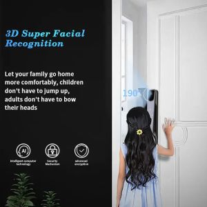 Buy cheap Full Auto Face Recognition Door Lock Tuya Anti Peep Smart Password Front Door Lock from wholesalers