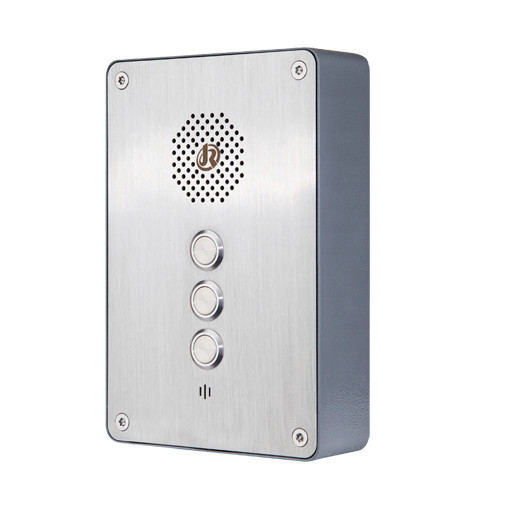 Vandal Resistant Lift Emergency Phone , Full Duplex Elevator Intercom