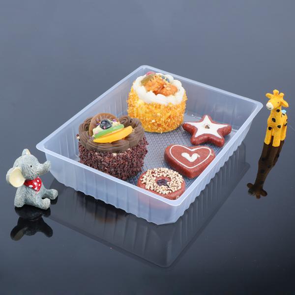 Buy cheap 4cm FDA Microwavable Disposable Plastic Food Tray For Packaging from wholesalers