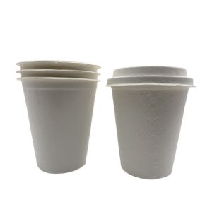 Buy cheap Eco Friendly 12oz  90x97mm Biodegradable Cups And Lids from wholesalers