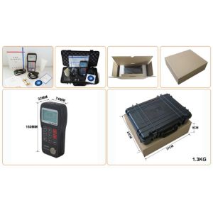 Metal Ultrasonic Thickness Gauge Convenient Ultrasonic Thickness Meter With LED