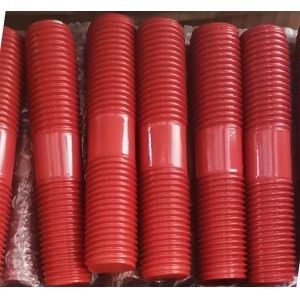 Buy cheap PTFE Double Ended Bolt / Carbon Steel Stud Bolts UNC Thread from wholesalers