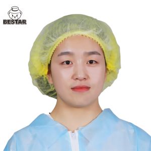 Dust Proof Disposable Mob Cap SPP Double Elastic BSH2017 Disposable Head Cap