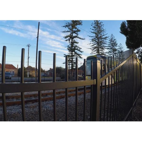 Australia Garrison Fencing Steel Tubular Tube 40mm wall Thick 1.6mm Rails