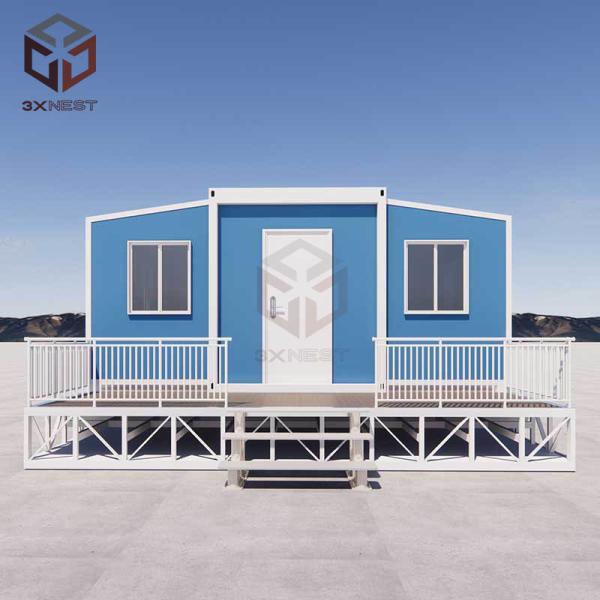 Buy cheap Temporary Or Permanent Housing Expandable Double Wing Container House Has You Covered from wholesalers