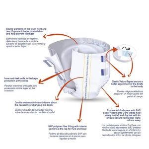 Buy cheap Overnight Absorbency Adult Diaper Briefs Hypoallergenic 20 Quantity from wholesalers