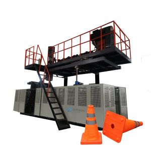 Buy cheap Roadblock Extrusion Blow Molding Machine Barrel Plastic Blowing Machine from wholesalers