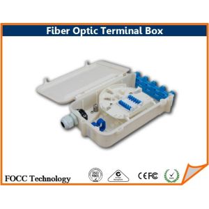 Buy cheap Wall Mounted 12 Core Fiber Optic Terminal Box For Optical Splitter Module from wholesalers
