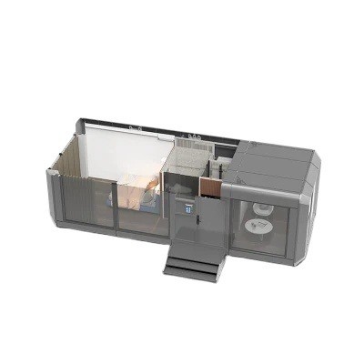 Quality Modern Elegant Design Sandwich Panel Prefab Capsule Tiny House for sale