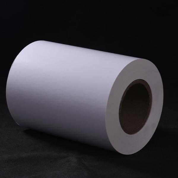 Buy cheap HM2533 Matte Thermal Transfer Vellum Adhesive Label Material with white glassine liner for barcode making from wholesalers