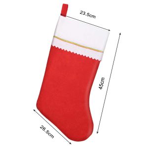 Buy cheap Red And White EN79 3MM Felt Christmas Sock Ornaments from wholesalers