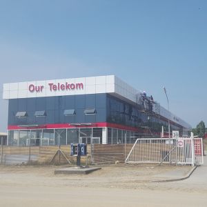 Buy cheap Customized Steel Structure Exhibition Hall Moisture Proof Metal Warehouse Buildings product