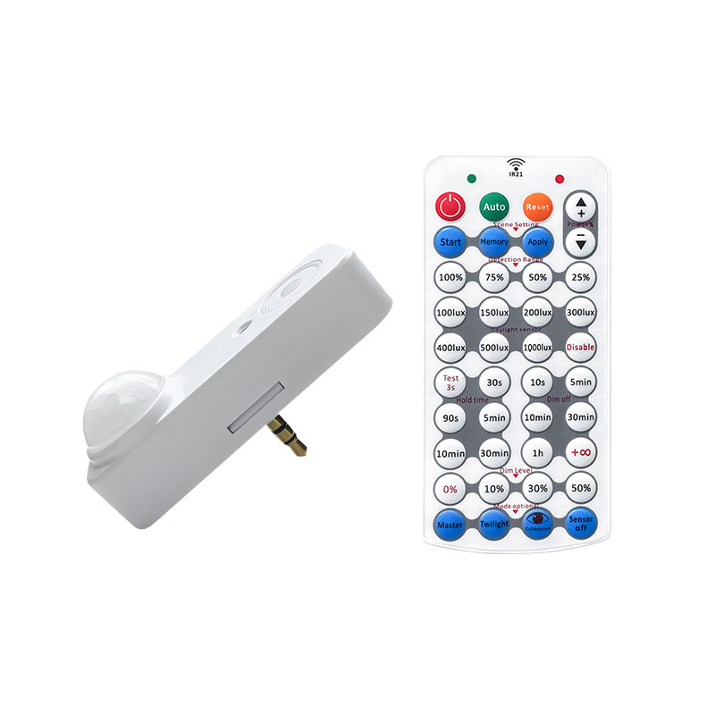 Buy cheap Audio-jack connection PIR motion sensor HNS134CLPIR, with tri-level dimming control, Constant-Lux control, easy plug & play from wholesalers