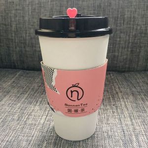 Buy cheap Hot Drink Paper Cup Sleeve Jacket For Coffee Customized Size Odm Oem Cmyk Full Color from wholesalers