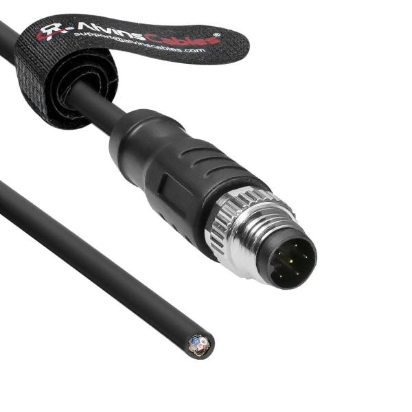 Quality Alvin's Cables M8 6 Pin A-Code Male to Flying Lead Basler Power I/O Cable, Industrial Sensor Connector Shielded Cable for Basler Camera, Automation Control, Vision System,1m/3.3ft for sale