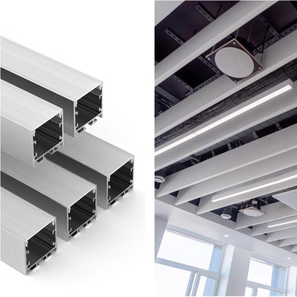 Quality 35*35mm LED Strip Aluminium Profile Hoisting Led Strip Light for sale