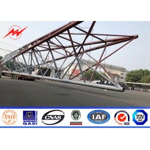 Buy cheap Communication Telecommunic Steel Mono Pole Telecom Three Legs Tower With 86 Galvanization Standard from wholesalers