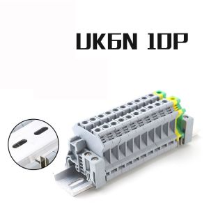 UK6N UK Series DIN Rail Screw Clamp Terminal Blocks
