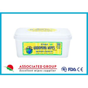 Buy cheap Antibacterial Dog Teeth Wipes / Hypoallergenic Cat Wipes For Dander from wholesalers