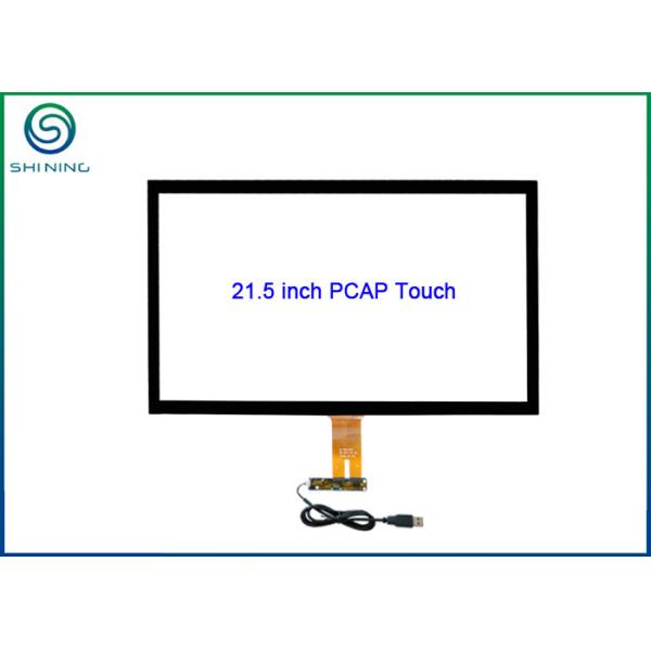 21.5 Inch PCAP Touch Glass Kit with USB Controller and USB Cable for Touch