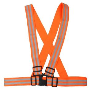 Buy cheap 100pcs/ctn orange reflective belt 105g Unit Weight from wholesalers