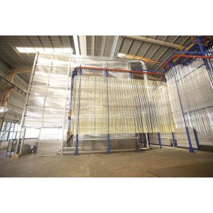 Buy cheap Full Automatic Vertical Powder Coating Machine Of Aluminum Profile Powder Spray Booth from wholesalers