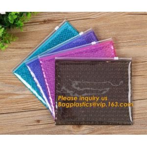 Buy cheap Mini small pouches Zip lockkk bags with slider zip plastic bags zipper bubble mailers with laser film/custom design bagease from wholesalers