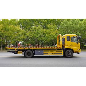 Customized 4X2 Dongfeng 15 Tons Tow Trucks Wrecker Truck Flat Bed Truck for