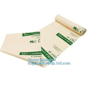 Buy cheap Compostable Disposable Biodegradable Plastic Custom Printed Flat Garbage Bag, compostable bags heavy duty 25KG from wholesalers