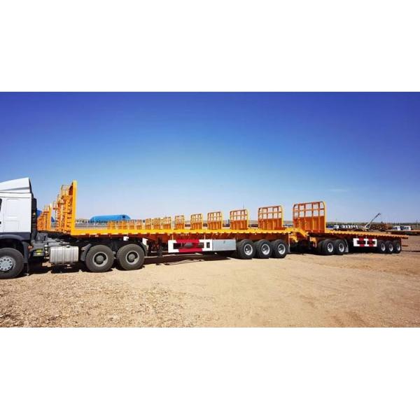 Buy cheap 40ft Container Interlink Flatbed Trailer for Sale in Zimbabwe from wholesalers