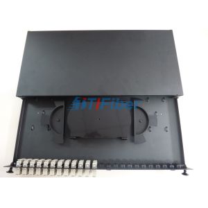 1U Height ODF Fiber Optic Patch Panel for SC Multimode FTTH Solution