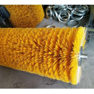 Buy cheap Roller Steel Plastic Mixed Wire Snow Sweeper Broom , Power Sweeper Replacement Brushes from wholesalers