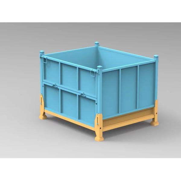 Quality Stackable and Foldable Steel Container Box Pallet for Sale for sale