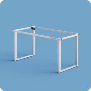 Buy cheap Electric Adjustable Height Workbench Frame Dual Motors 4 Leg Desk Frame 100KG product