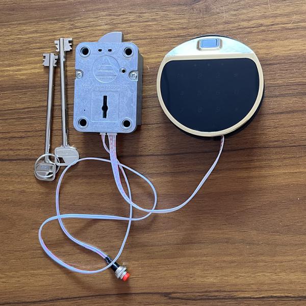 Quality By combining biometric fingerprint recognition with digital password input and mechanical backup, this fingerprint password safe lock delivers high security, ease of use, and a modern look for sale