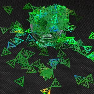Stock of PET-Friendly Harry and Potter Triangle Glitter in Eco-Friendly Material