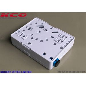 Buy cheap 2 Port 2 Core Fiber Optical Termination Box FTTH Indoor Face Plate Socket SC/UPC from wholesalers