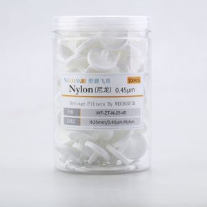 Buy cheap 13mm 0.45μm Water Prefiltration PA6 Syringe Filter Capsules from wholesalers