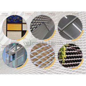 Stainless Steel Expanded Sheet Decorative Metal Mesh Cladding Wall Mesh